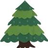 Sapin à construire en feutrine H98cm 20 pièces