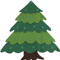 Sapin à construire en feutrine H98cm 20 pièces