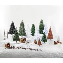 Sapin de Noël artificiel H180cm 370 branches blanc < Gifi