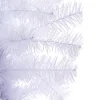 Sapin de Noël artificle H120 cm 184 branches blanc < Gifi Outlet
