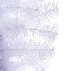 Sapin de Noël artificle H120 cm 184 branches blanc < Gifi Outlet