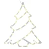 Sapin de Noël lumineux 35LED décoratif 31x38cm