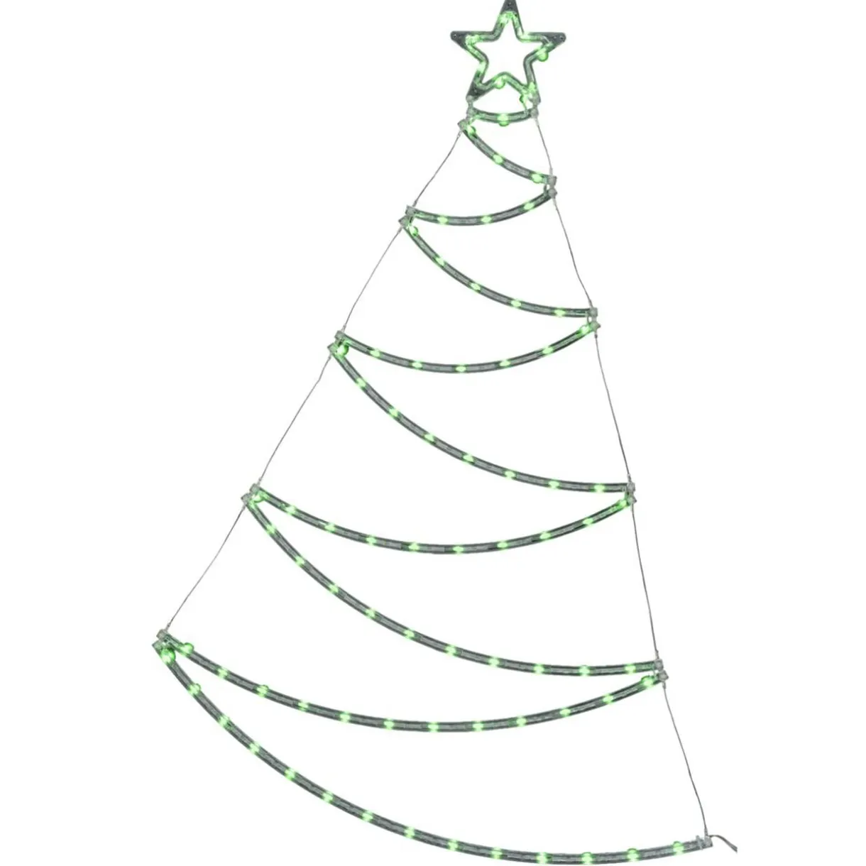 Sapin de Noël lumineux 80LED effet gouttes d'eau multicolore H87cm < Gifi Sale