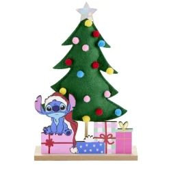 Sapin à poser Disney Stitch bois et feutrine H25,5cm