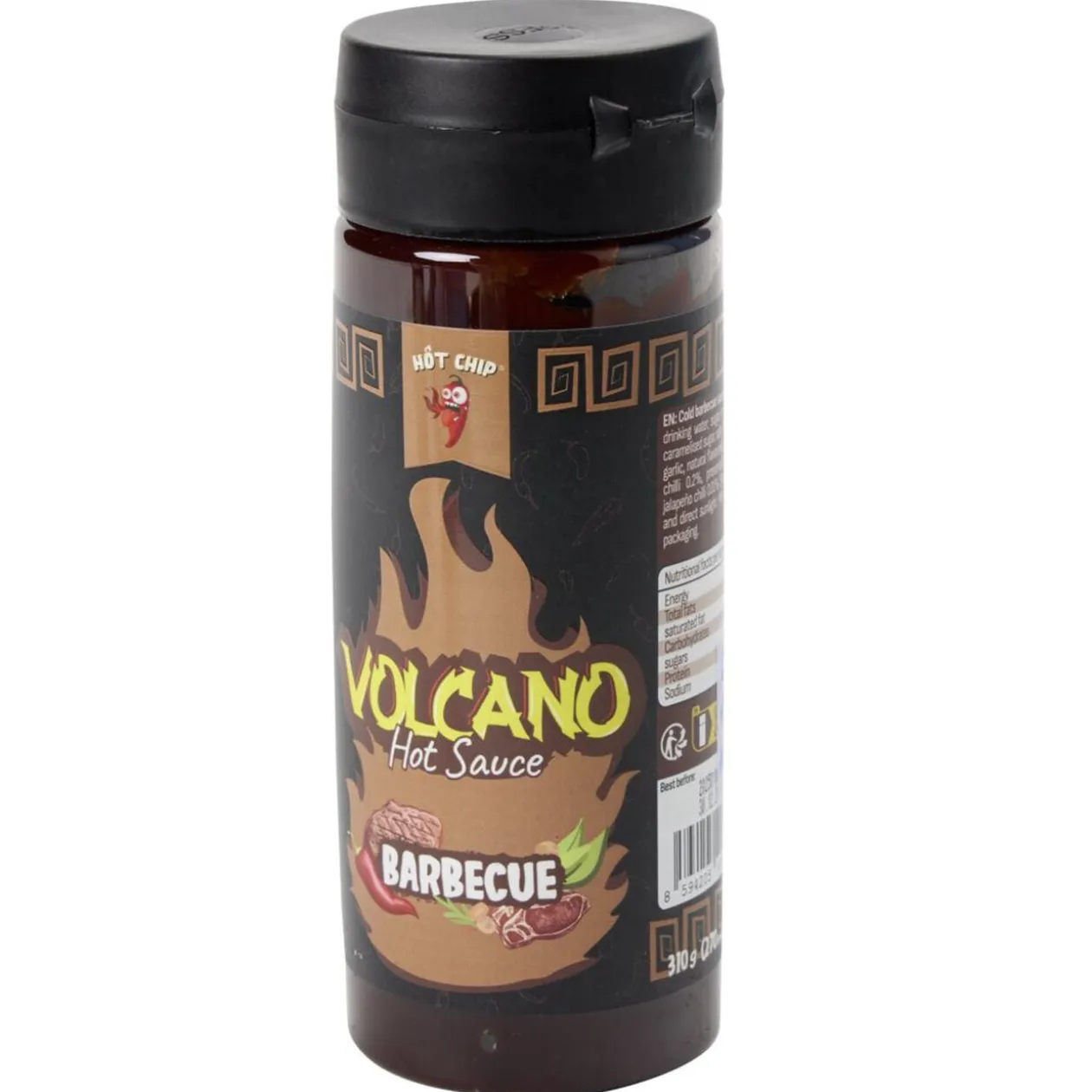 Sauce piquante Hot Chip Volcano saveur barbecue 270ml