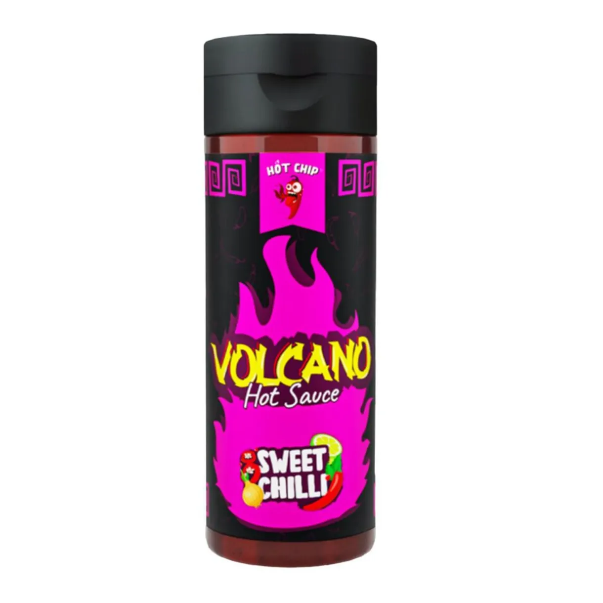 Sauce piquante Hot Chip Volcano saveur chili doux 270ml < Gifi