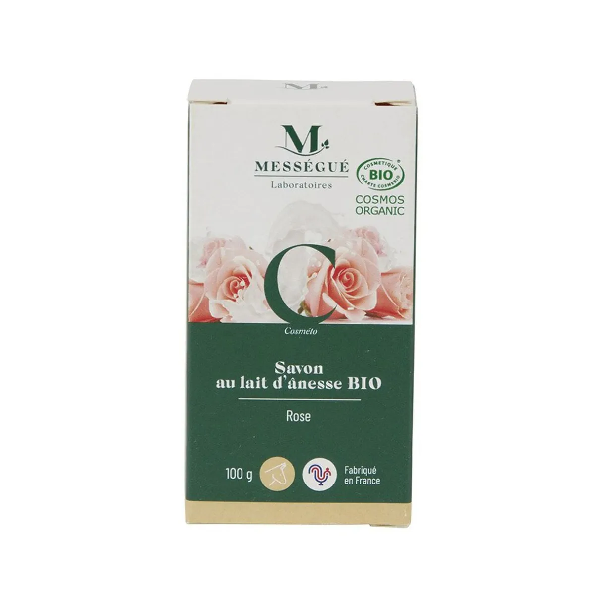 Savon au lait d'anesse bio Mességué senteur rose 100gr < Gifi Best