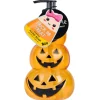 Savon liquide mains Halloween 500ml citrouille pompe plastique orange H17,5cm