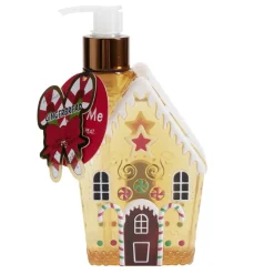 Savon mains liquide flacon forme maison senteur pain d'épices 500ml