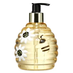 Savon pour les mains forme ruche senteur miel flacon pompe 500ml