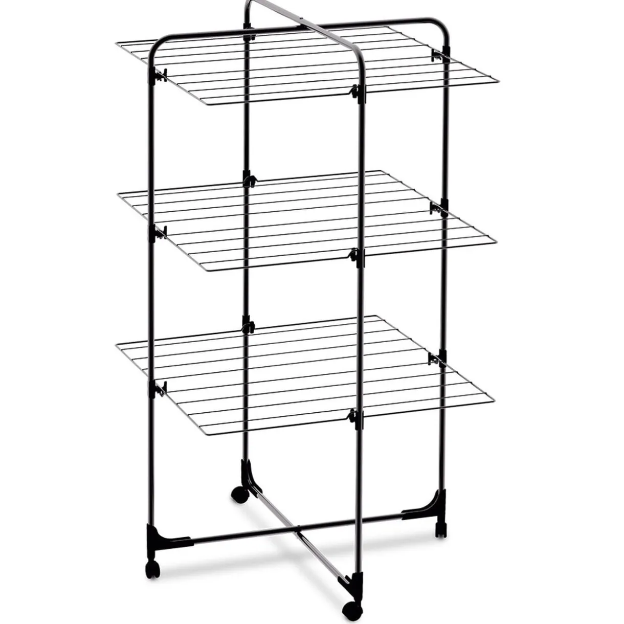 Séchoir tour 3 niveaux 30m d'étendage 70x66,5xH122cm < Gifi Discount