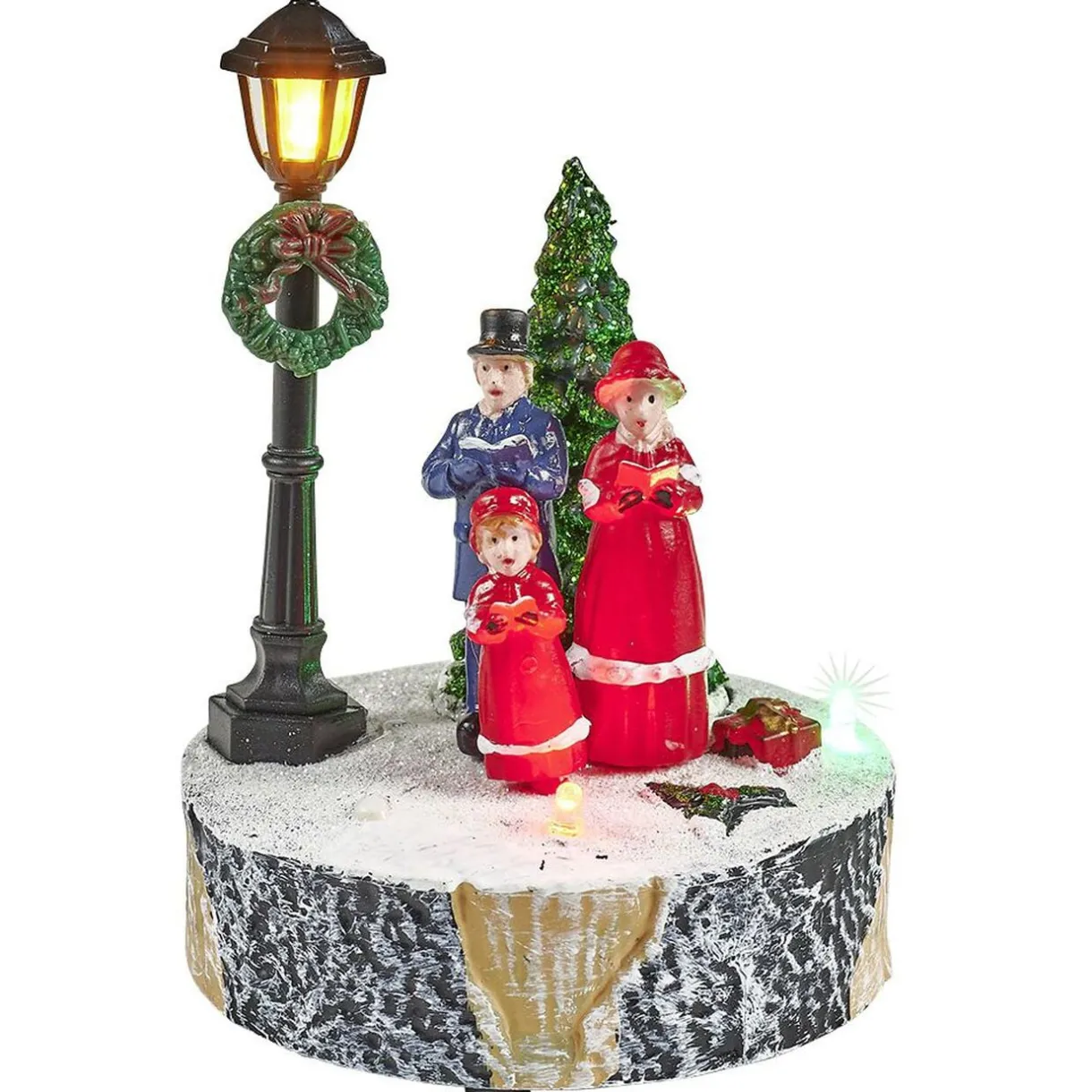Scène village de Noël avec lanterne lumineuse < Gifi Outlet