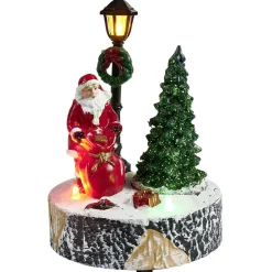 Scène village de Noël avec lanterne lumineuse < Gifi Outlet