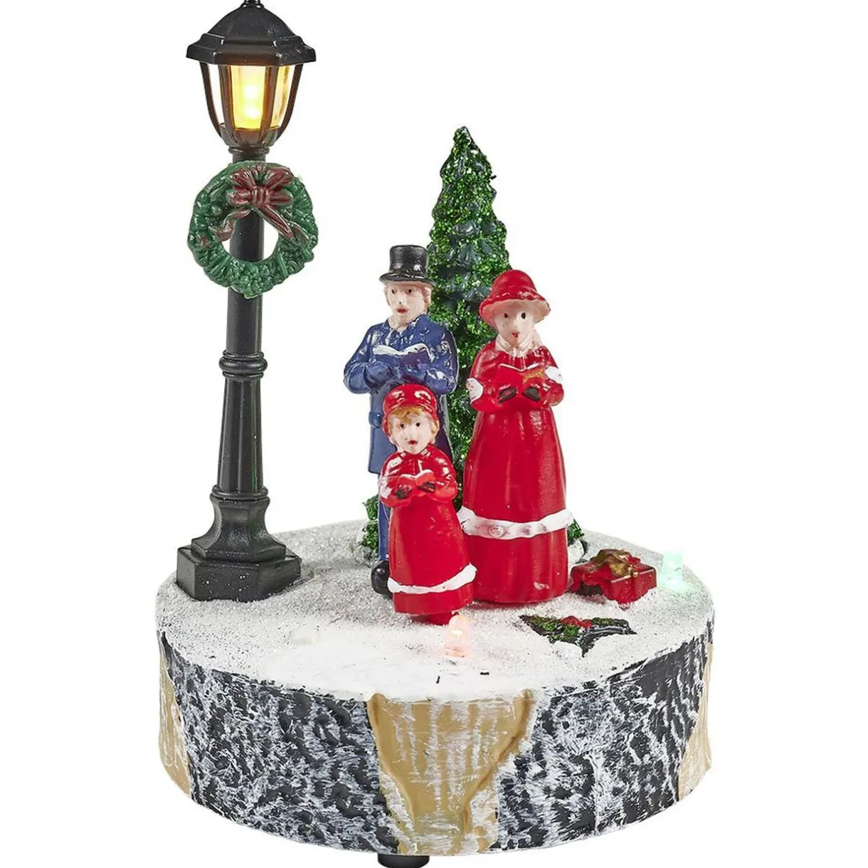 Scène village de Noël avec lanterne lumineuse < Gifi Outlet