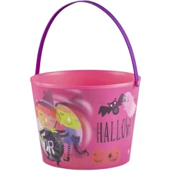 Seau à bonbons Halloween avec effet d'optique rose < Gifi Outlet