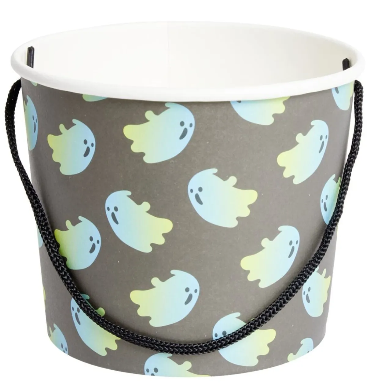 Seau à bonbons Halloween cartonné Ø15xH13cm (3 modèles)