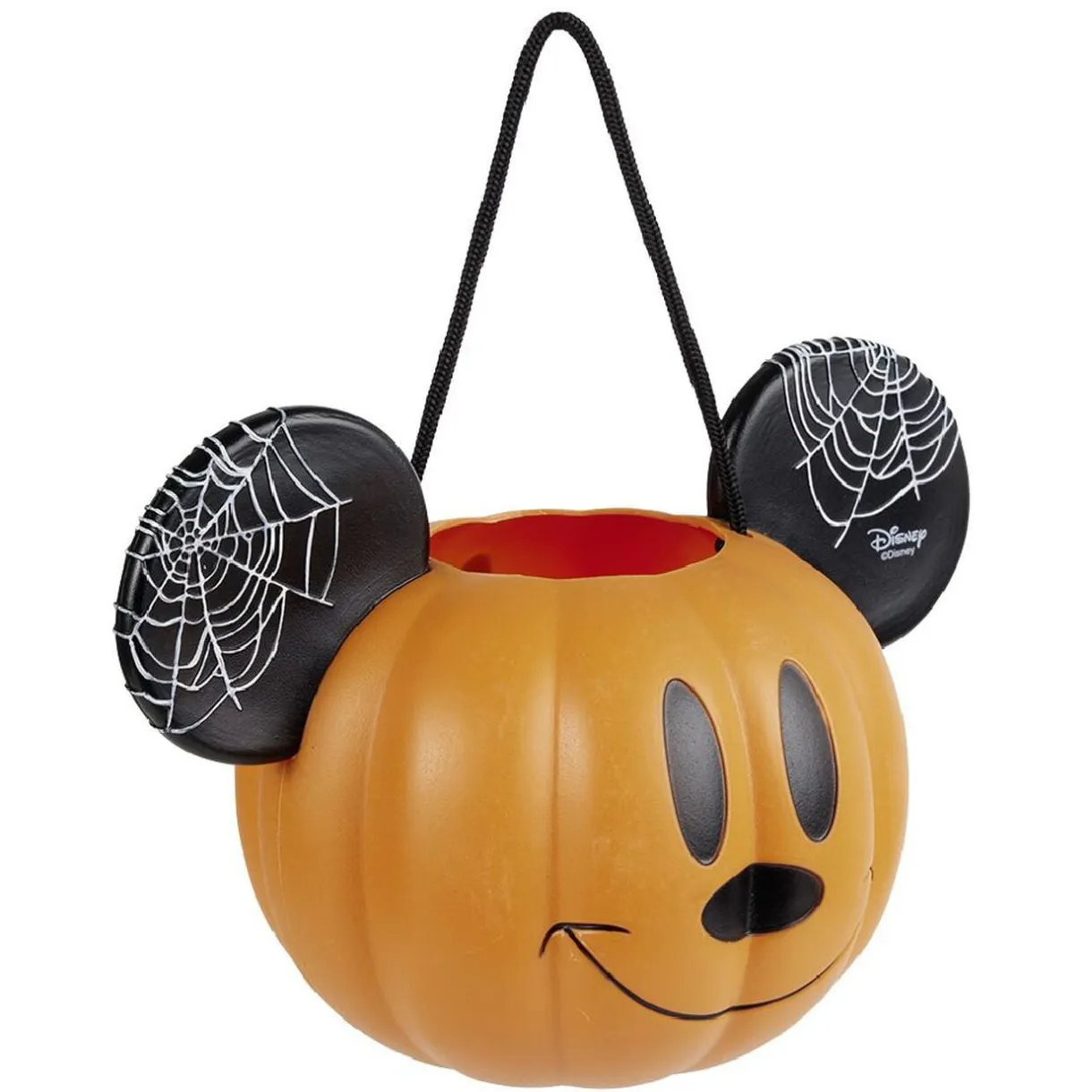 Seau à bonbons Halloween Disney Mickey orange et noir 26x18xH16cm < Gifi Sale