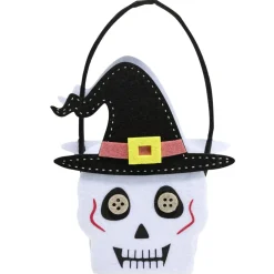 Seau à bonbons Halloween feutrine Ø24xH30cm (3 modèles) < Gifi Clearance