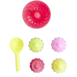 Seau de plage pâtissier plastique Ø18xH21cm x12 pièces (2 modèles) < Gifi Sale