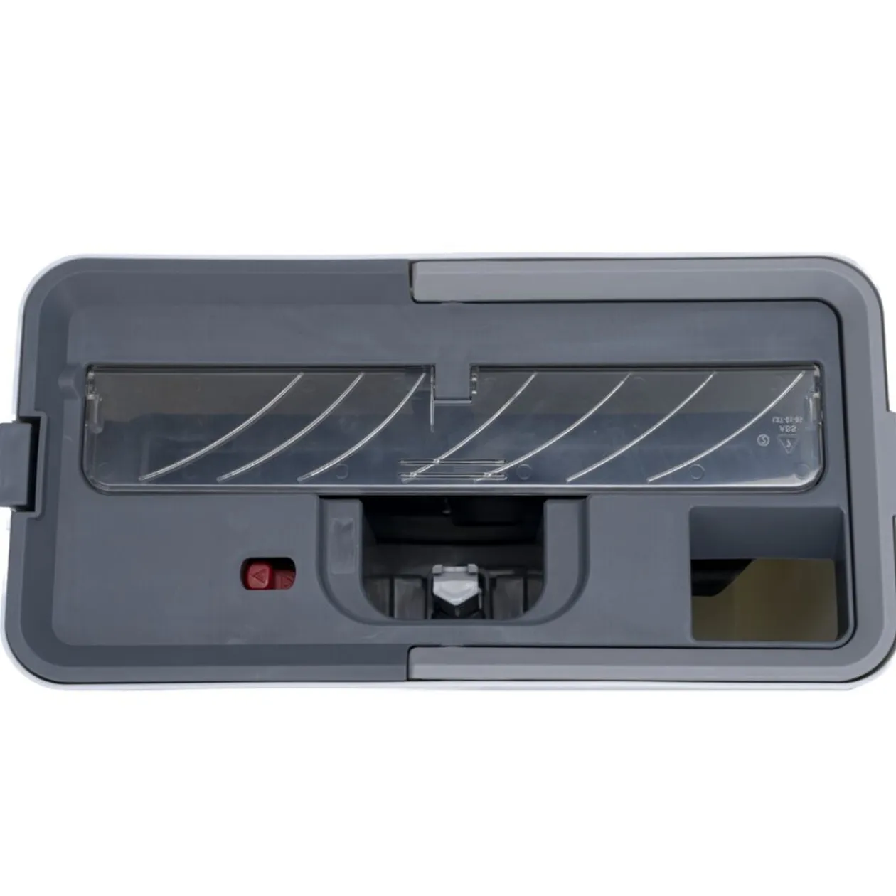 Seau essoreur compact 10L avec balai rotatif et 1 recharge 30,5x22xH148cm