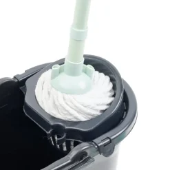 Seau essoreur 9L plastique noir 36,5x24xH27cm