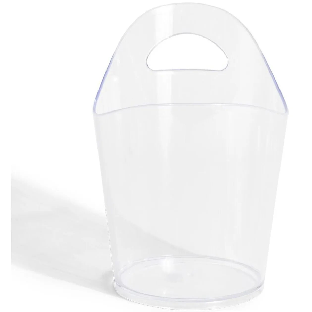 Seau à glaces 5L plastique transparent