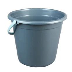 Seau plastique 9L noir Ø28xH23,5cm < Gifi Online