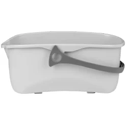 Seau rectangulaire en plastique blanc et gris < Gifi Online