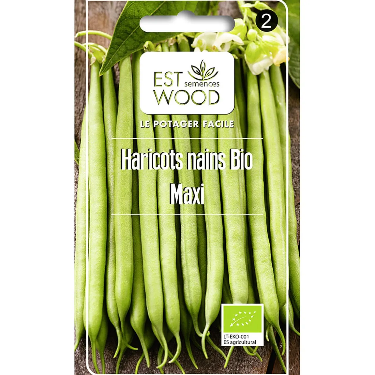 Semence Haricot nain maxi Bio 5g