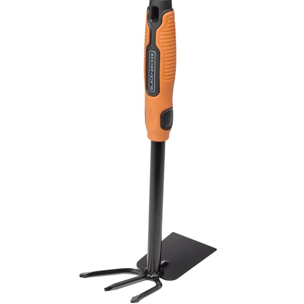 Serfouette à main métal et manche plastique orange 33x18xH8cm < Gifi New