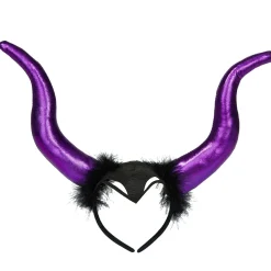 Serre-tête adulte corne de diable violet brillant < Gifi Online