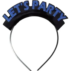 Serre-tête avec inscription LET'S PARTY gris argenté < Gifi Outlet