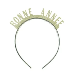 Serre tête Bonne Année pailleté doré < Gifi New