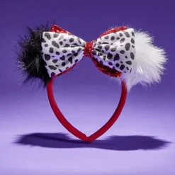 Serre-tête Disney Cruella adulte rouge noir blanc 18x18cm < Gifi Hot