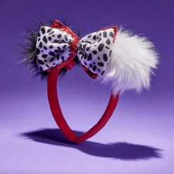 Serre-tête Disney Cruella adulte rouge noir blanc 18x18cm < Gifi Hot