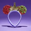 Serre-tête Disney reine Villains adulte violet rouge vert 21x21cm