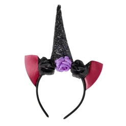 Serre-tête Halloween licorne noire