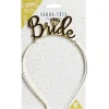 Serre-tête mariage femme "Bride" doré