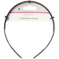 Serre tête plastique fin noir mat < Gifi Sale
