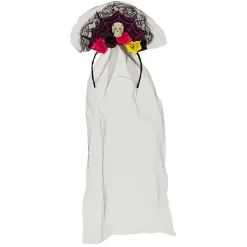 Serre-tête squelette avec voile enfant < Gifi Outlet