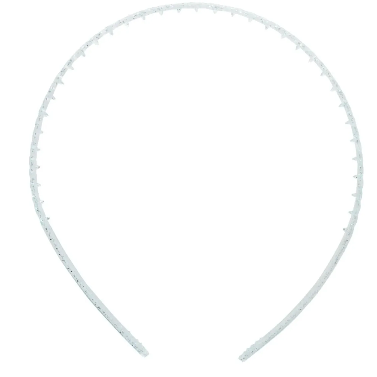 Serre-tête x2 plastique coloré translucide 1 bleu et 1 multicolore