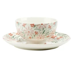 Service de vaisselle 12 pièces Melody porcelaine motif fleuri