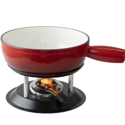 Service à fondue 6 personnes Ø24cm tous feux dont induction avec piques inclus