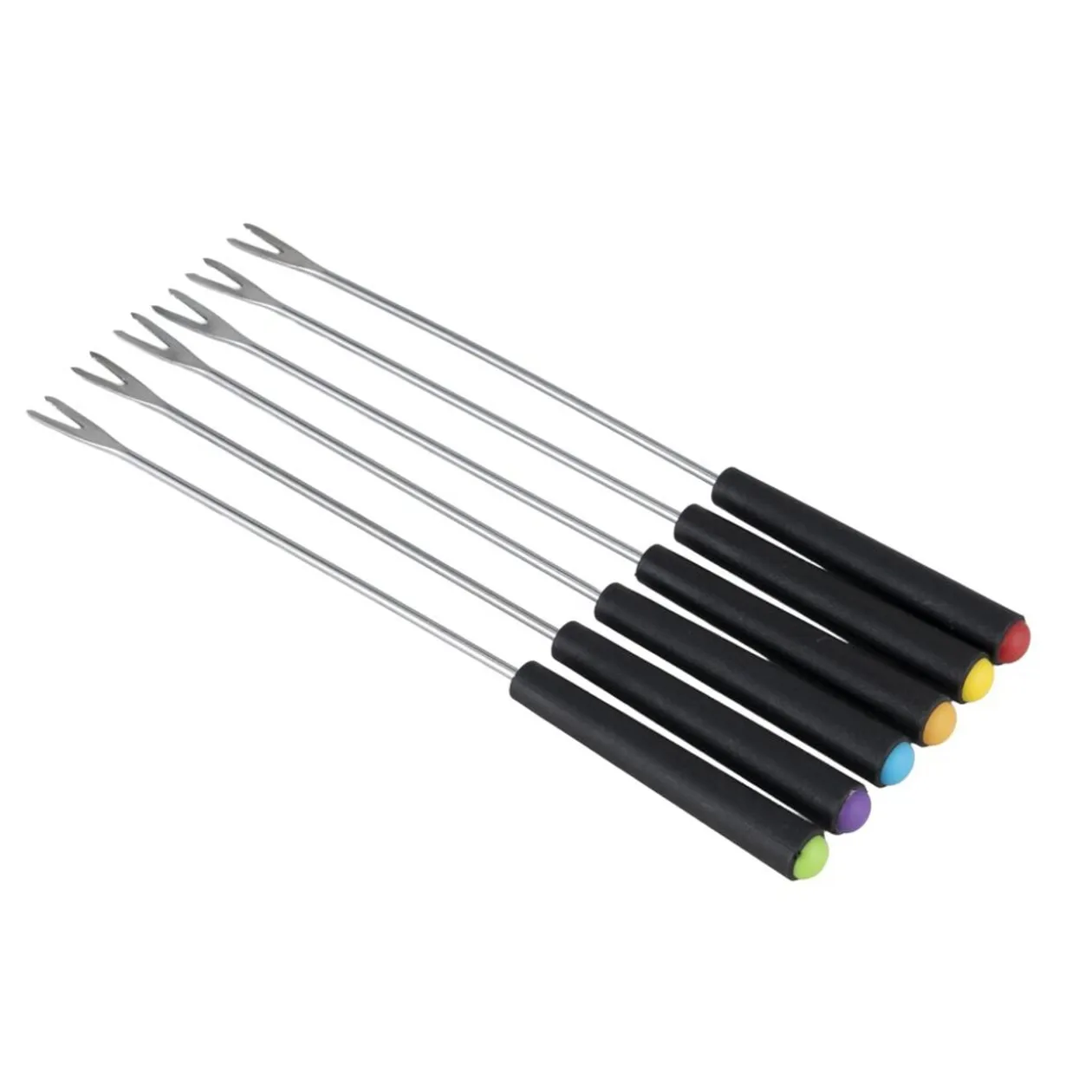 Service à fondue 6 personnes Ø24cm tous feux dont induction avec piques inclus