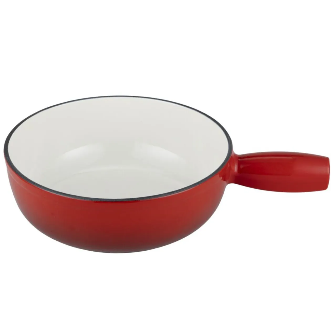 Service à fondue 6 personnes Ø24cm tous feux dont induction avec piques inclus