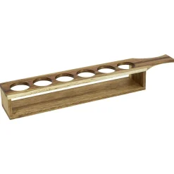 Service à shooter 6 verres avec support bois