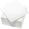 Serviette carrée blanche 2 plis en papier x100