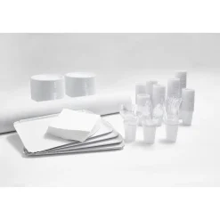 Serviette carrée blanche Tex Touch 2 plis en papier x40 < Gifi Hot