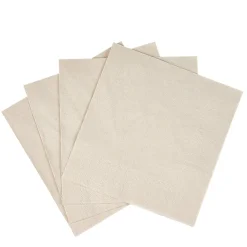 Serviette carré unie blanc lin 2 plis en papier x50 < Gifi Sale