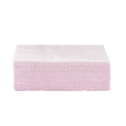 Serviette carré unie rose pâle 2 plis en papier x50 < Gifi New